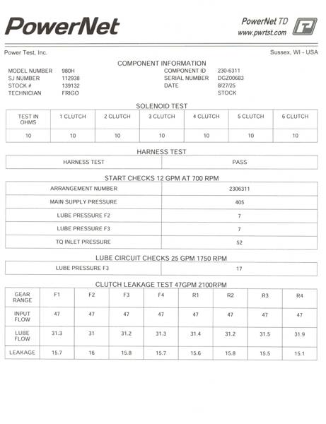 Caterpillar 980H 980H Transmission