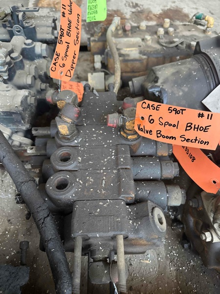 Case 590T 590T 6 Spool Backhoe Valve Boom Section