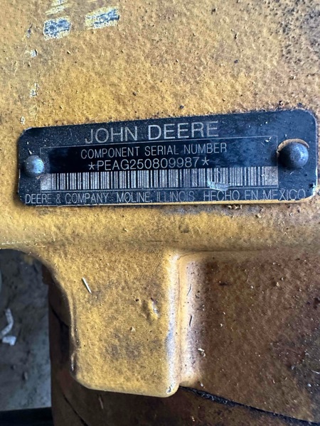 Deere 544K 544K Front Axle W/ Differential Lock