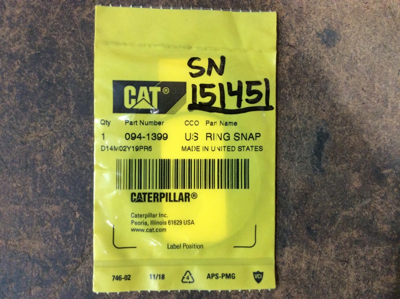 Caterpillar  Retaining Ring