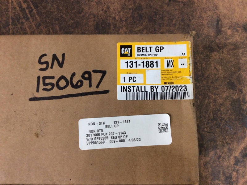 Caterpillar  Seat Belt GP