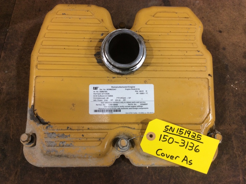 Caterpillar D8T D8T Cover AS - Valve Mechanism