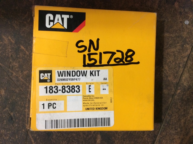 Caterpillar  Window Frame Repair Kit