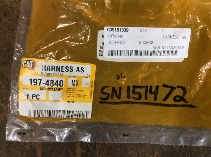 Caterpillar  Harness AS - Lighting