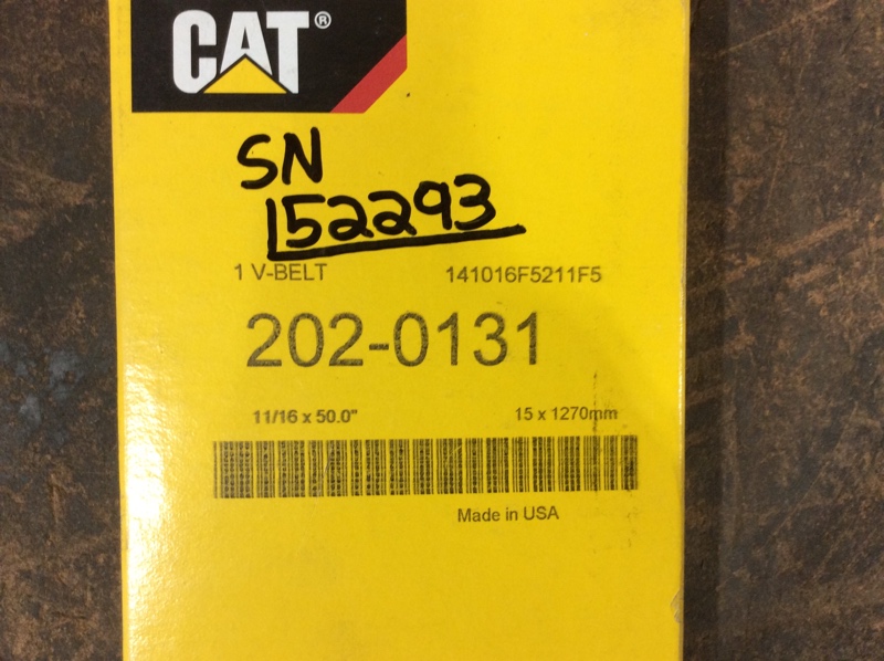 Caterpillar  V-belt (alternator)