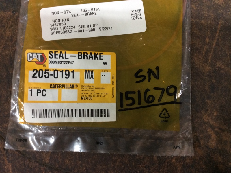 Caterpillar  Seal - Brake