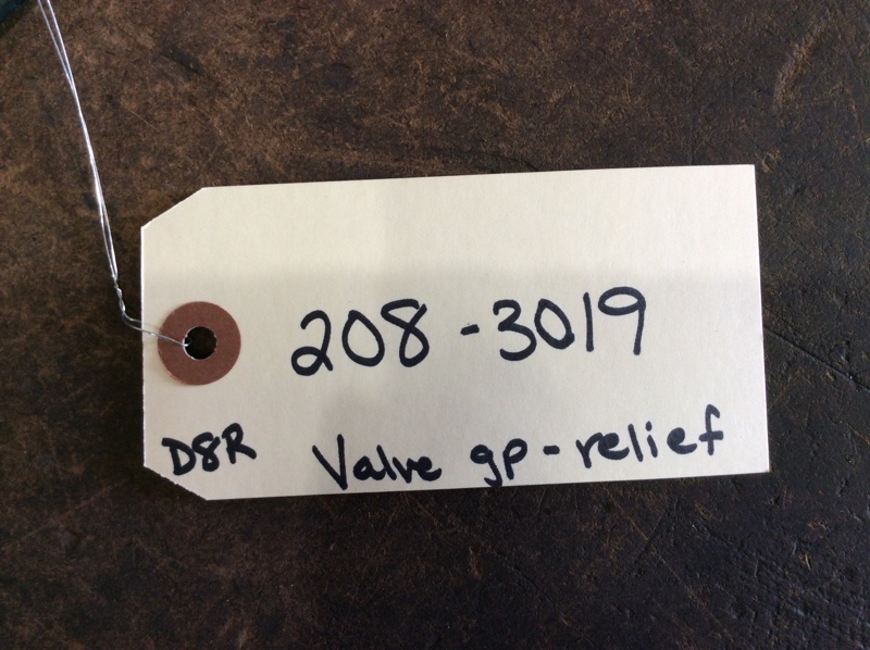  D8R Valve Gp- Relief