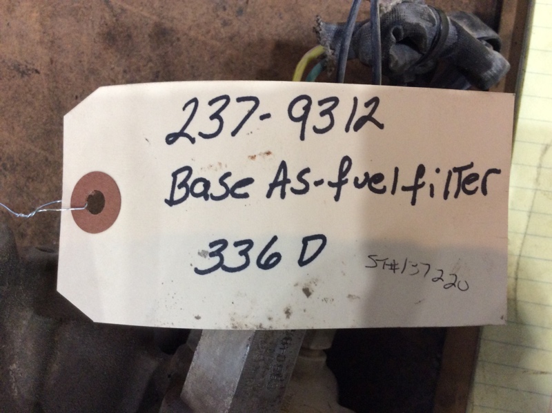 Caterpillar 336D 336D Base As- Fuel Filter