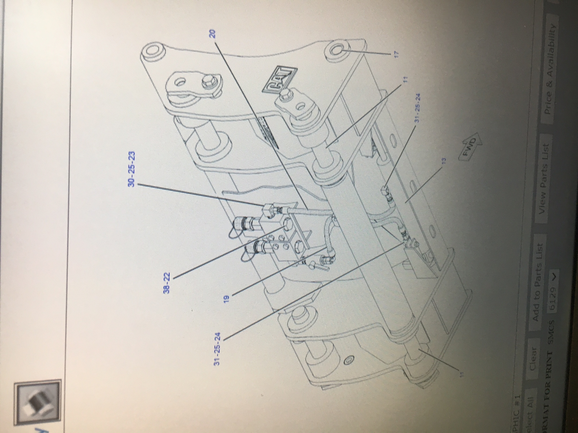 Caterpillar  Frame Assem