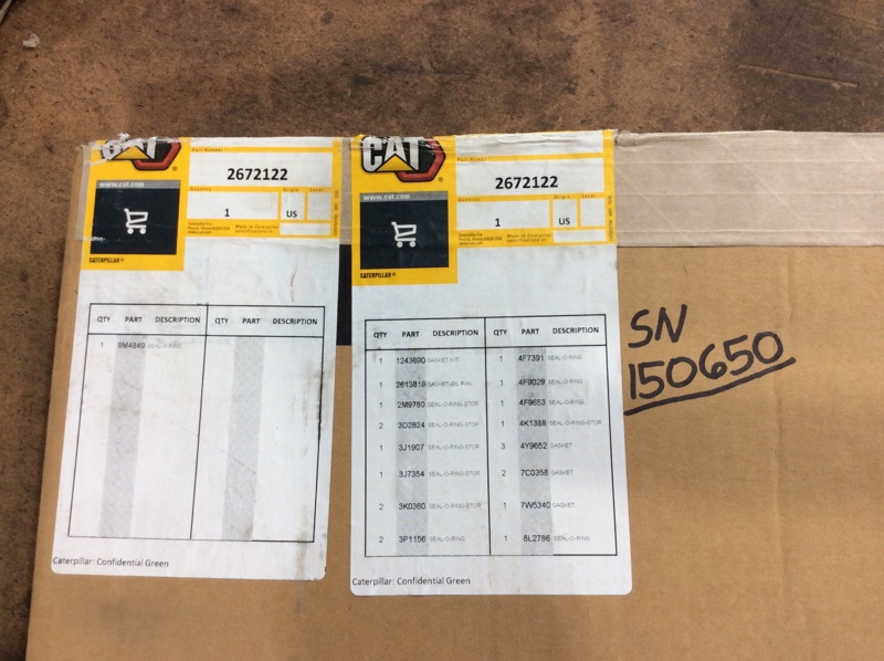 Caterpillar  Block And Oil Pan Gasket Kit