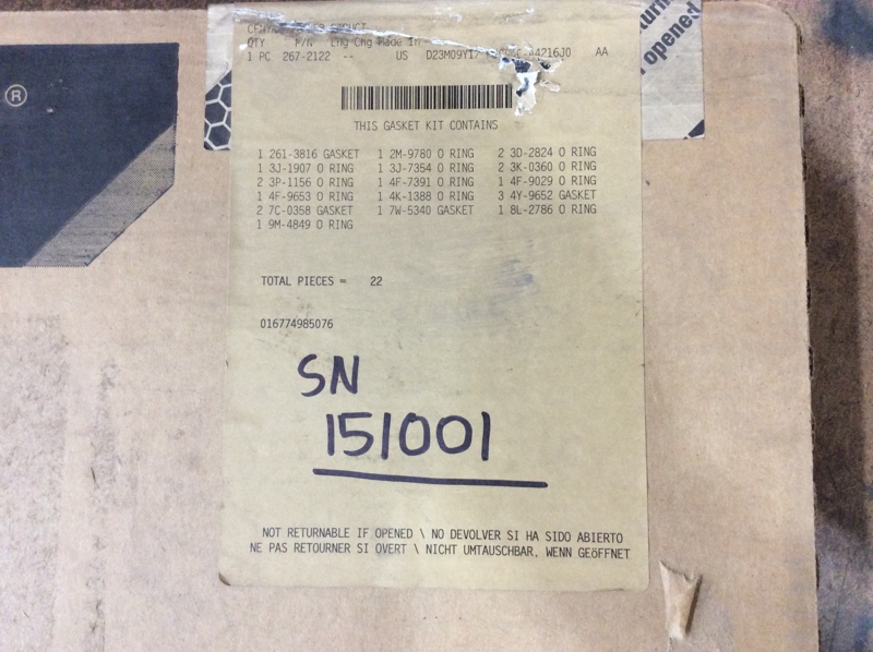 Caterpillar  Block & Oil Pan Gasket Kit