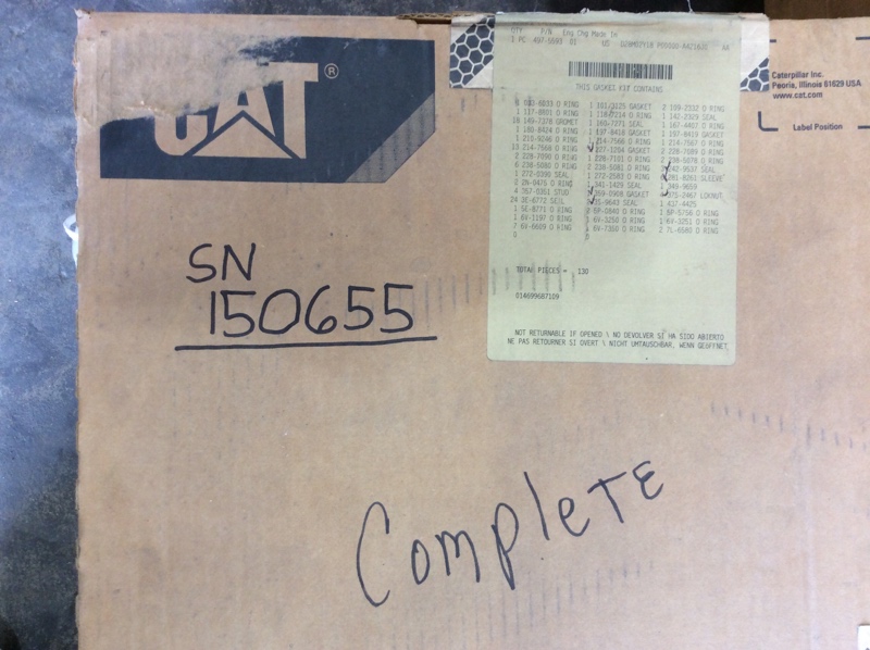 Caterpillar  Single Cylinder Head Gasket Kit