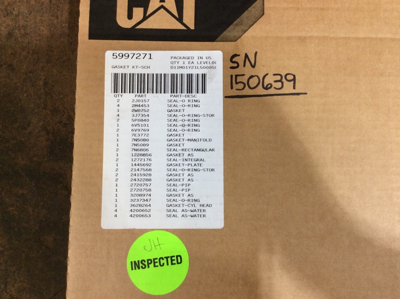 Caterpillar  Single Cylinder Head Gasket Kit