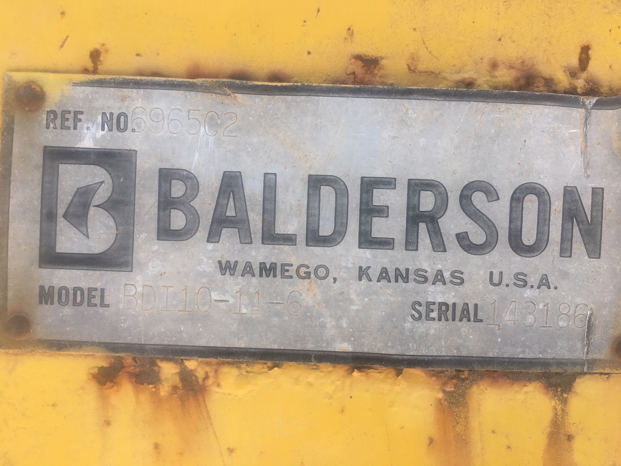 Caterpillar  D10N Balderson Push Blade