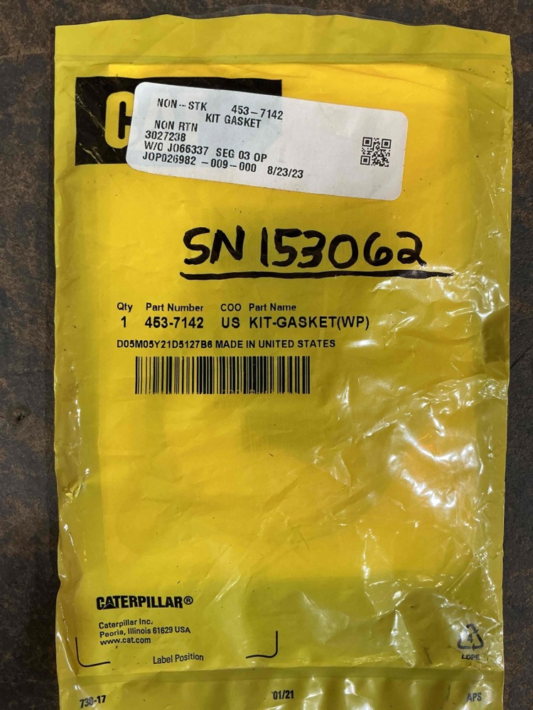Caterpillar  Water Pump Gasket Kit