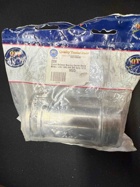 David 996, 995, 1210, 1290, 1390 Carrier Bearing Clutch Release
