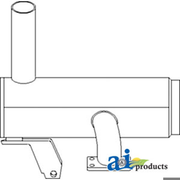 Ford/Nholland 5640, 6640 5640-6640 Vertical Muffler