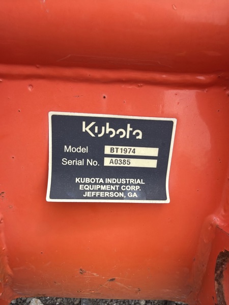 KUBOTA BKTKUBBT197424 part 4