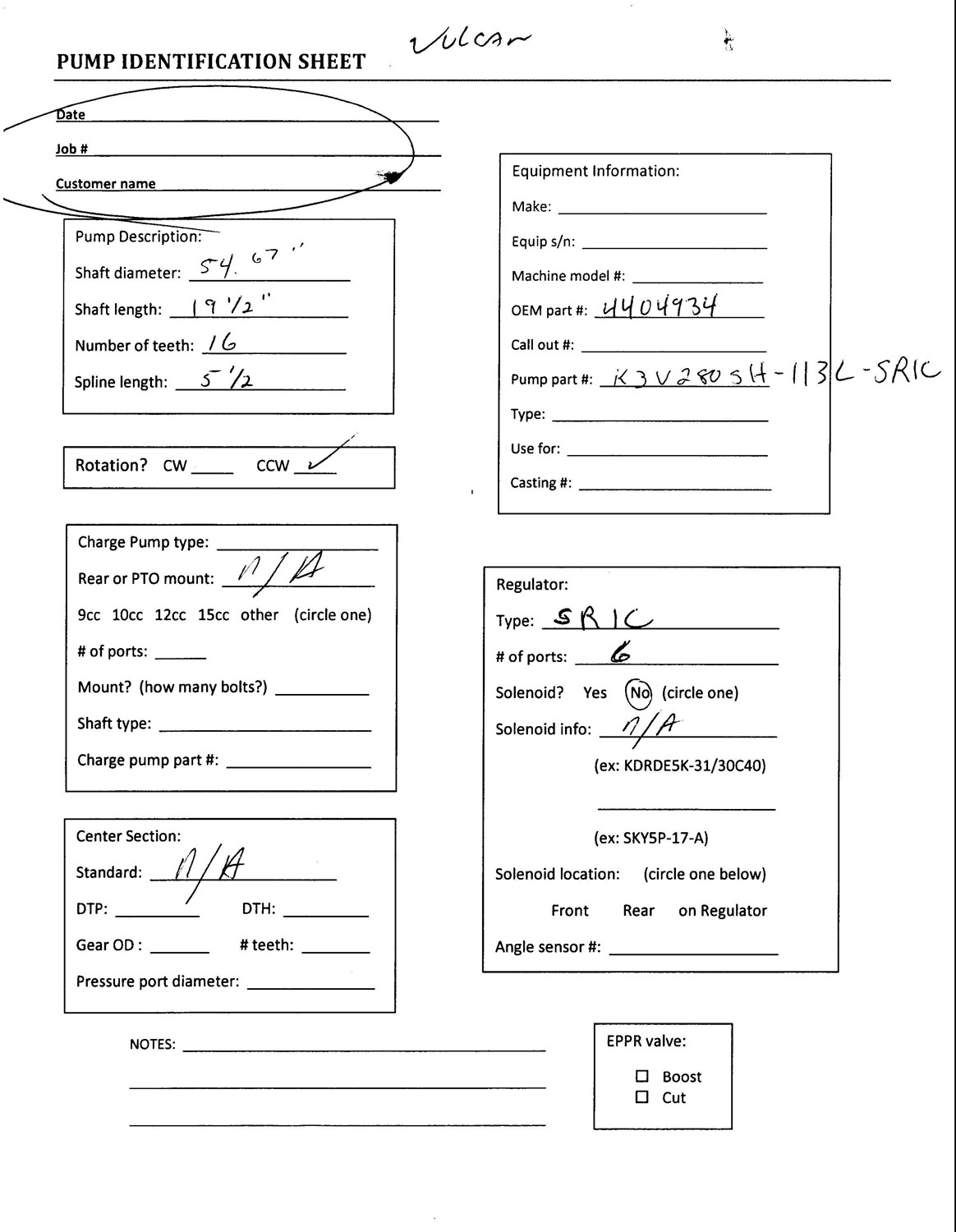 Hitachi  Main Hydraulic Pump