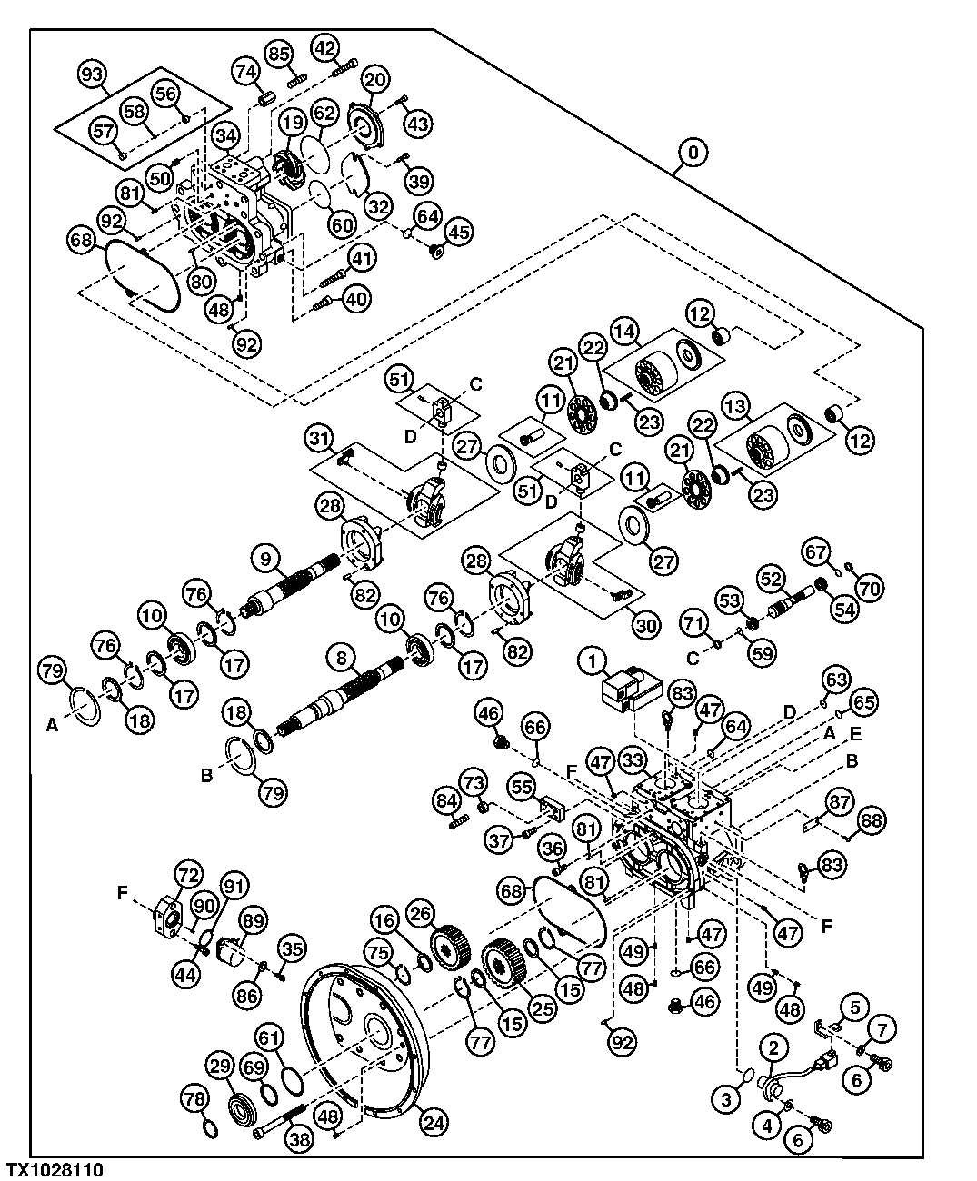 Kawasaki K5V200 Main  Hydraulic Pump