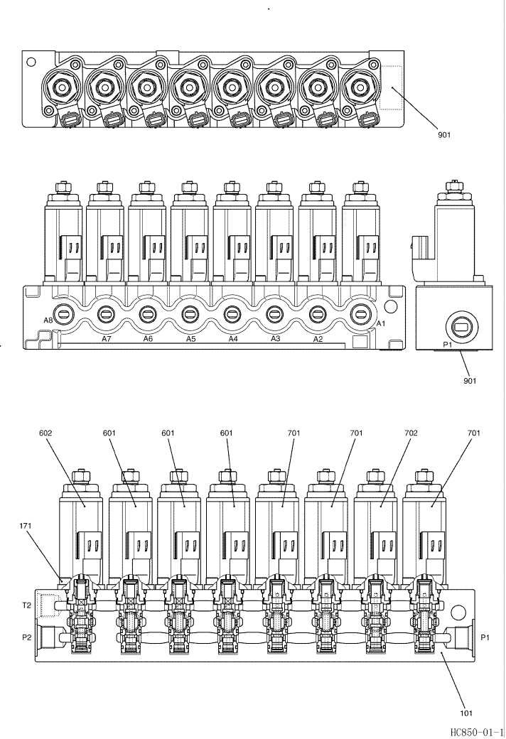 Kobelco Various Valve, Solenoid