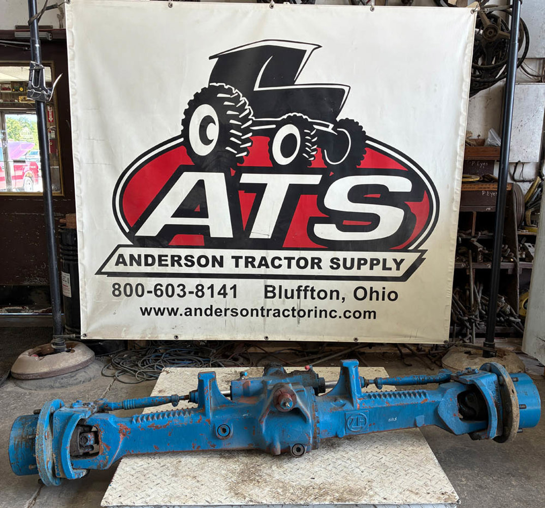 GOOD USED COMPLETE FRONT AXLE - E3NN3000GA