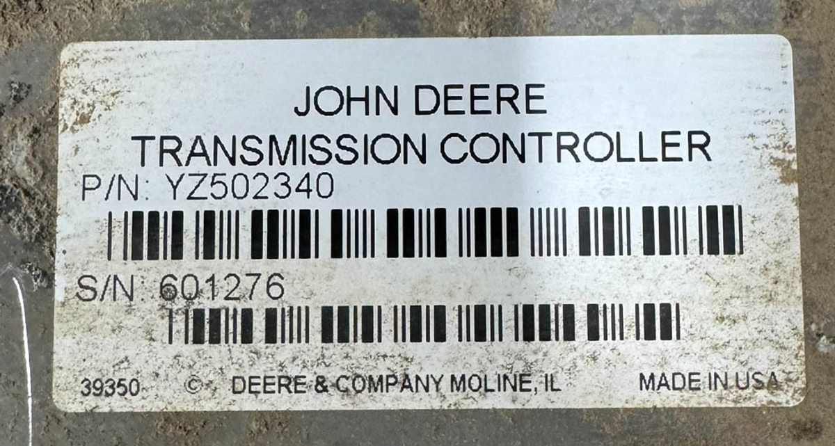Deere 9530, 9230, 9330, 9430, 9630, 9430T, 9530T, 9630T Transmission Controller