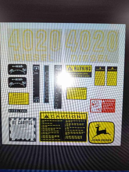 Deere 4020 Decal Set-jd 4020