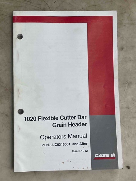 Case/case I.H. 2388 OM - 1020 Grain Header (flex) After JJC0315001+ OP