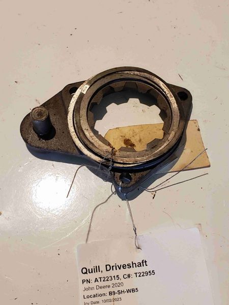 Deere 2020 Quill, Driveshaft