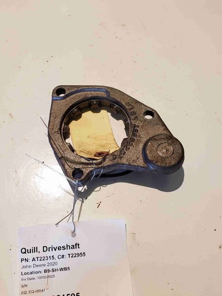 Deere 2020 Quill, Driveshaft