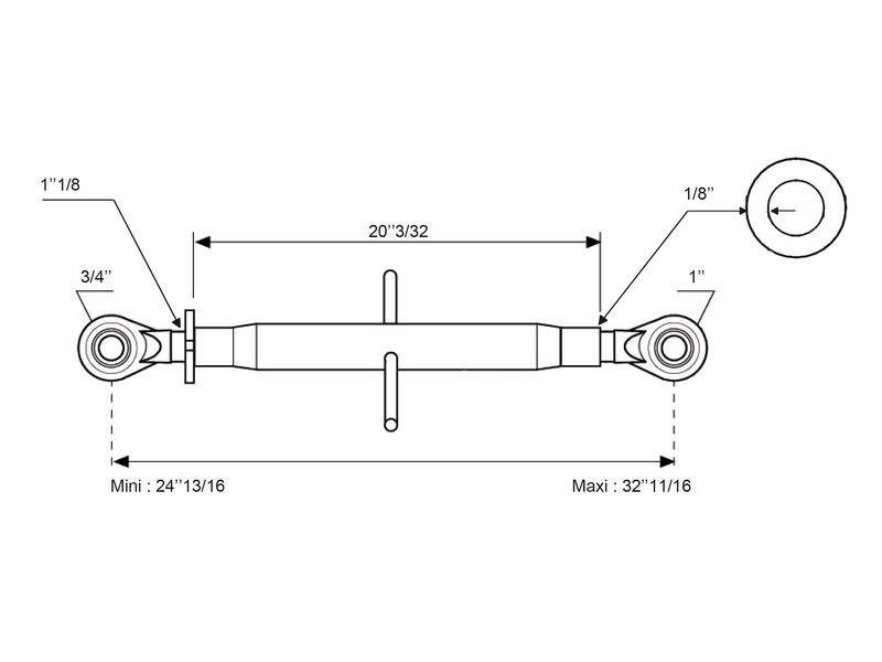 Universal  Top Link, Cat 1-2