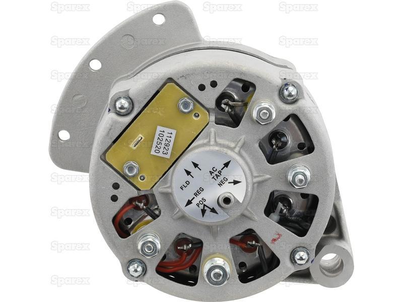 Ford/Nholland 2600, 3600, 4100, 4600, 5600, 6600, 7600, 7700, TW10, TW20, TW30 Alternator, W/ Pulley, 55 Amp, Ford