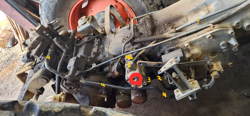Kubota M8560D Pipe, TO Power Steering