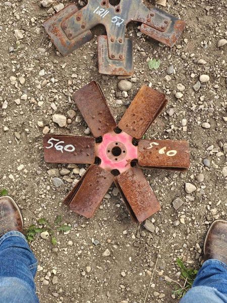 I.H./FARMALL 560 Fan, 6 Blade