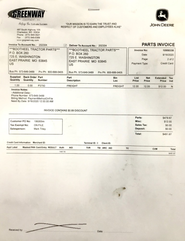 Deere 7200R Powrquad Transmission