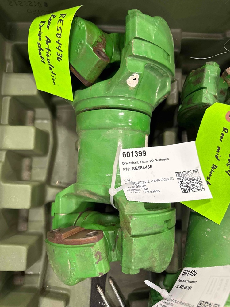 Deere 9570R Driveshaft, Trans TO Gudgeon