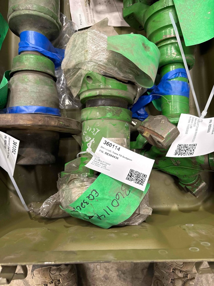 Deere 9560R Driveshaft, Trans TO Gudgeon