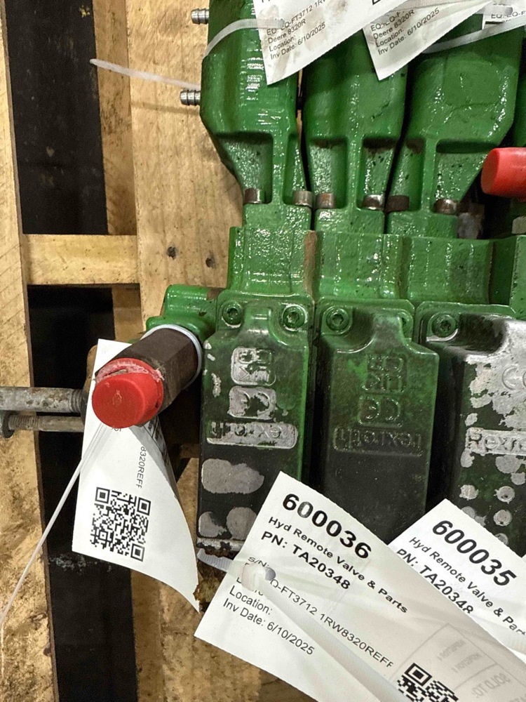 Deere 8320R Hyd Remote Valve & Parts