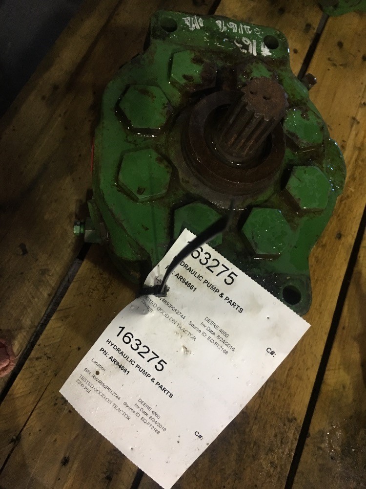 Deere 4850 Hydraulic Pump & Parts