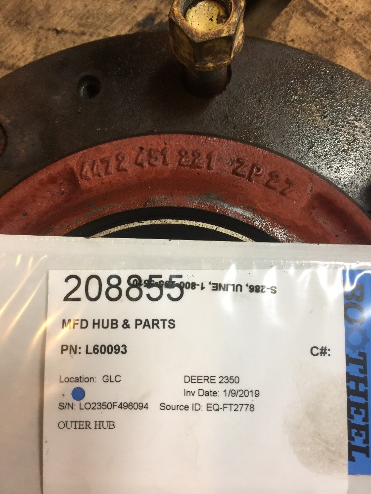 Deere 2350 Mfd Hub & Parts