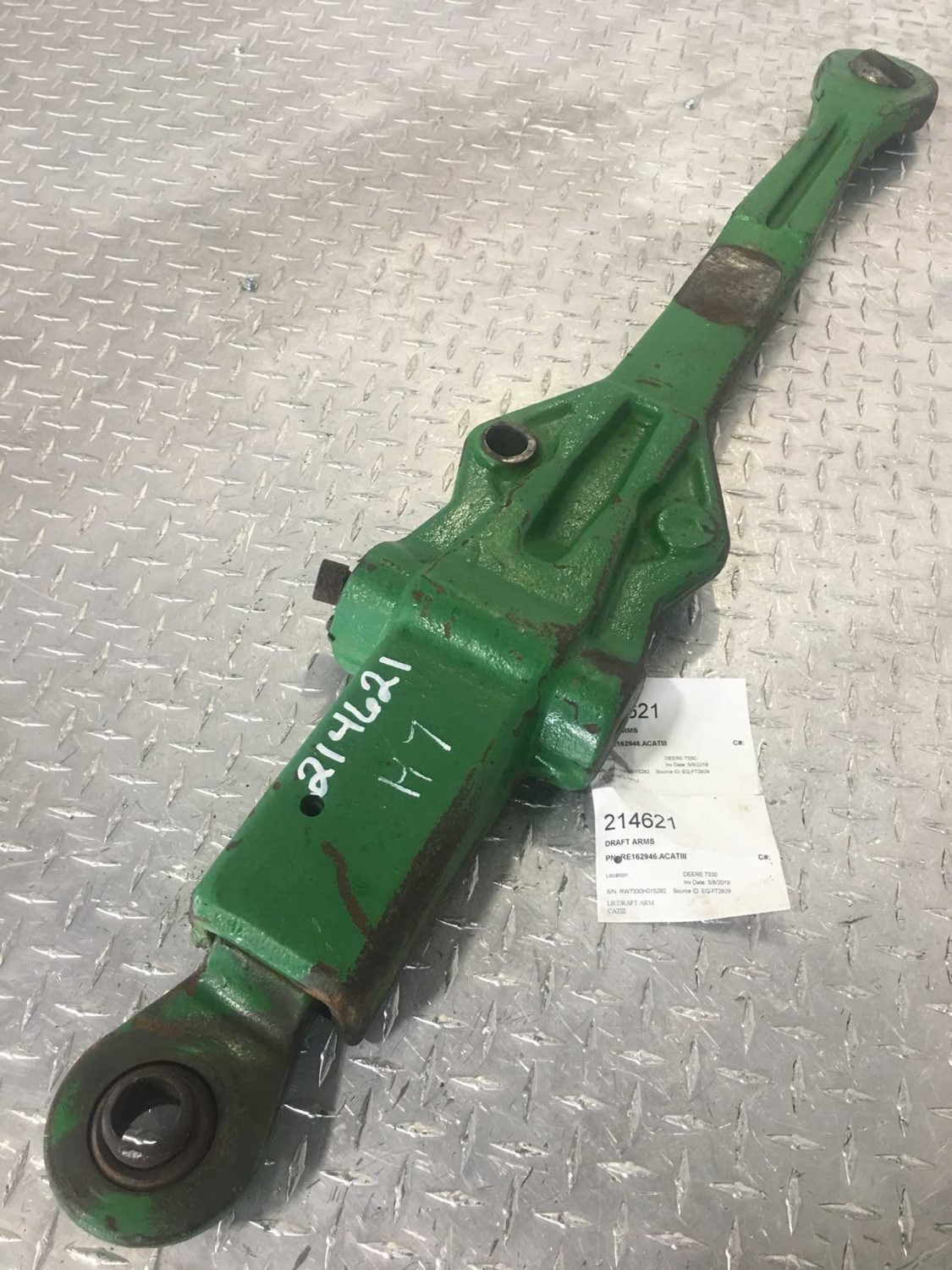 Deere 7330 Draft Arms