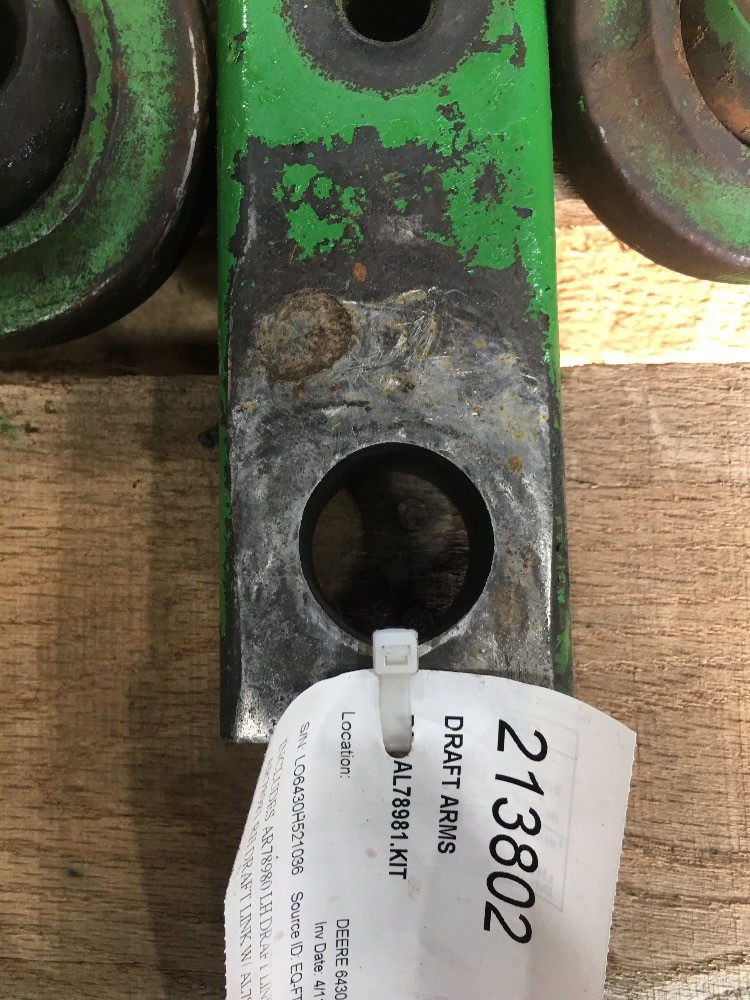 Deere 6430 Draft Arms