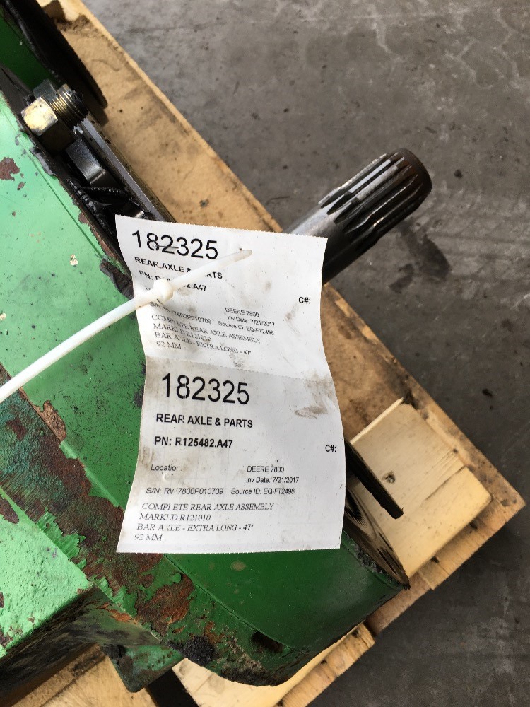 Deere 7800 Rear Axle & Parts