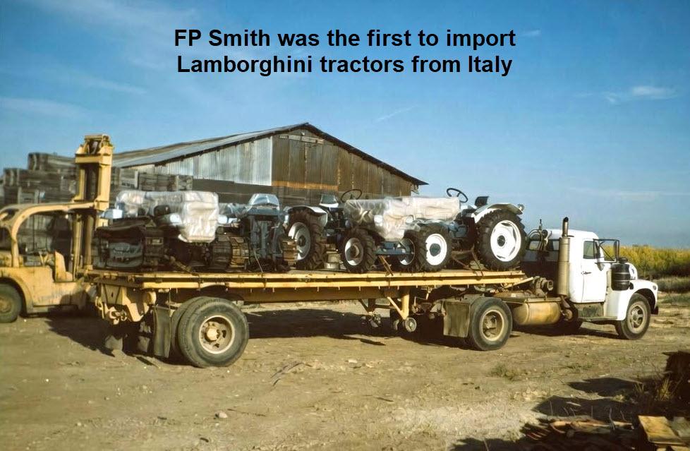 FP Smith first to import Lamborghini tractors from Italy