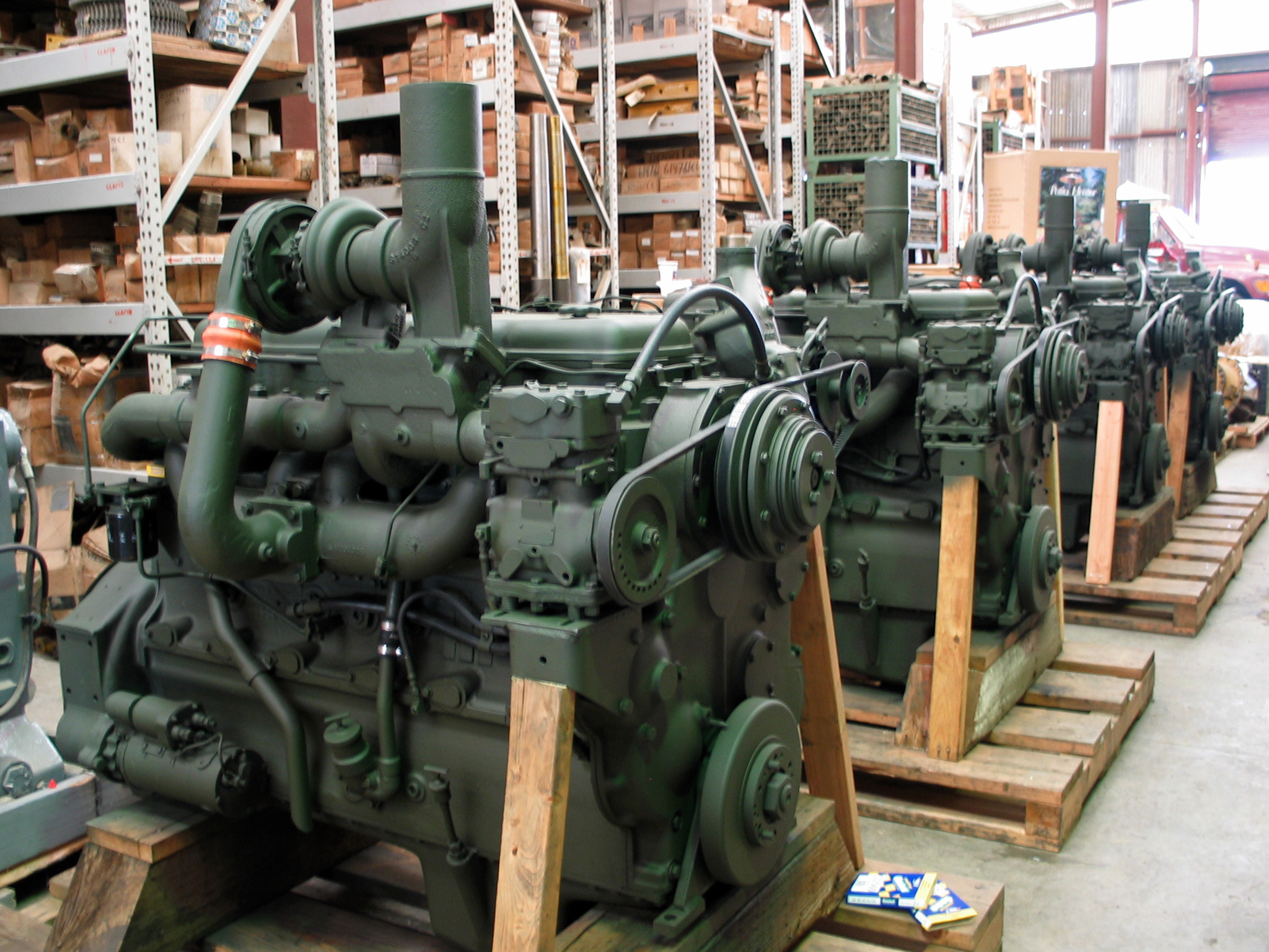FP Smith Parts extensive inventory of engine rebuild components including DT817 series