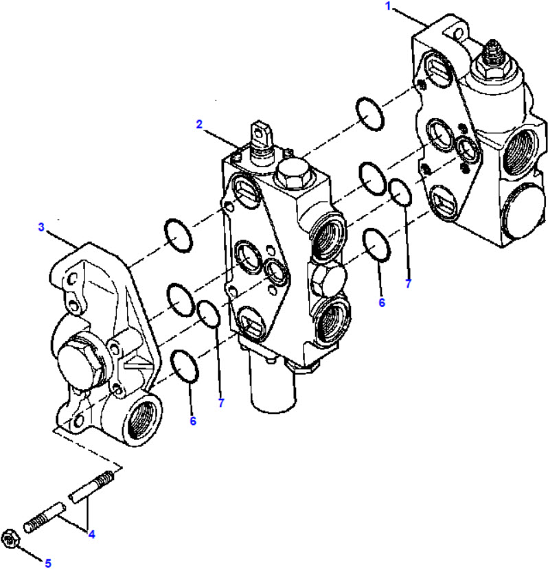 Dresser TD15C One Spool Valve Bank