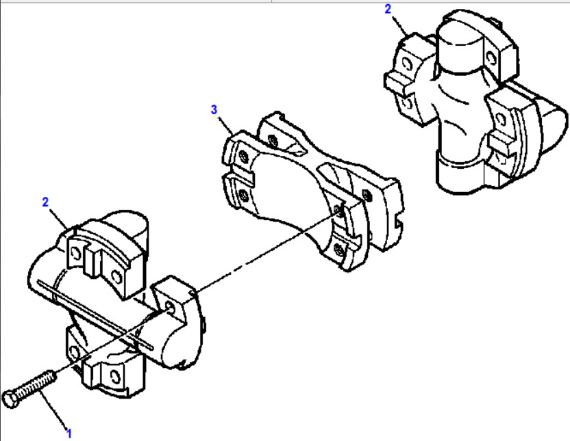 Dresser TD15C Driveshaft
