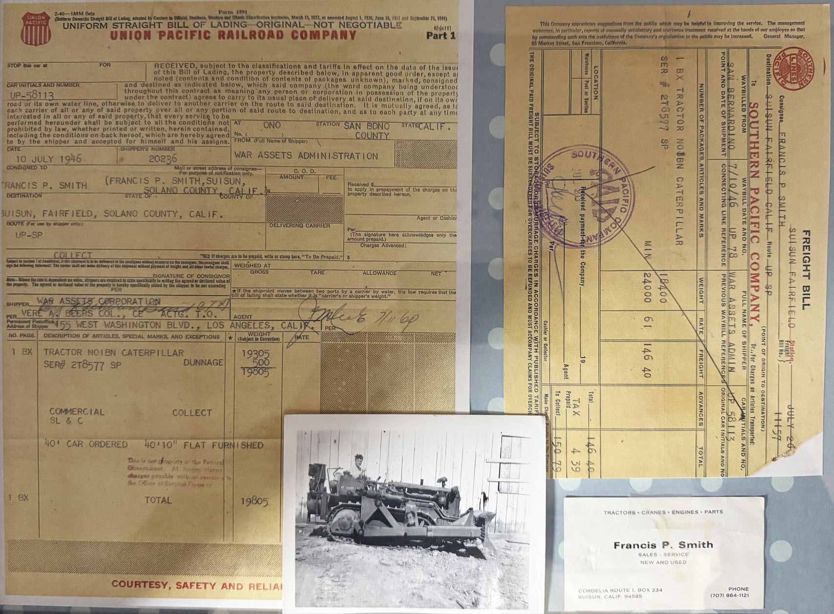 Francis Smith Caterpillar D4 Military Surplus Dozer